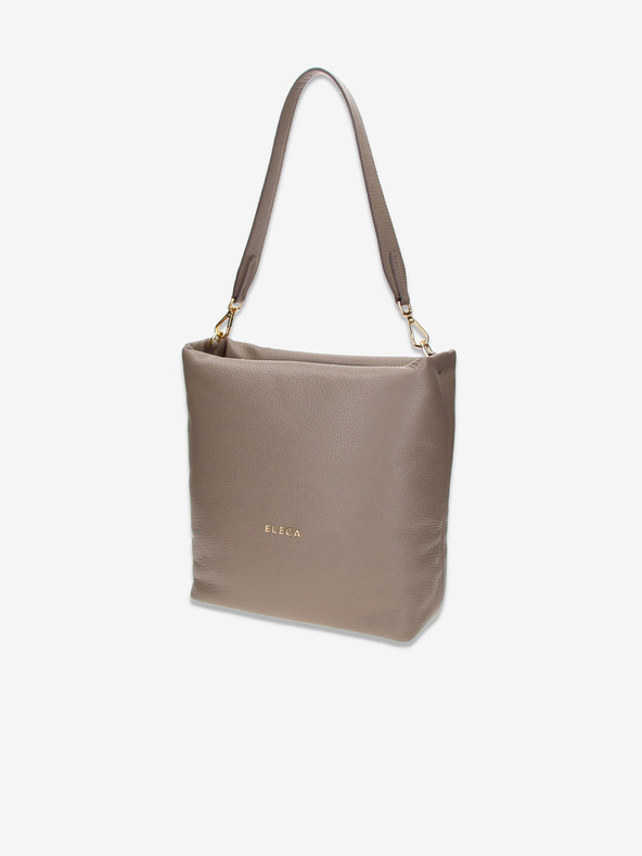 Elega Bež Ženska usnjena torbica Elega Fluffy