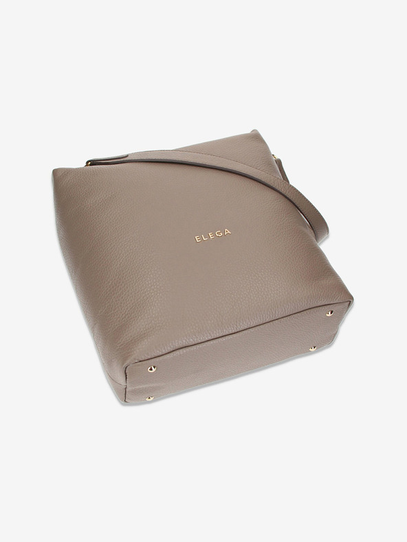 Elega Bež Ženska usnjena torbica Elega Fluffy