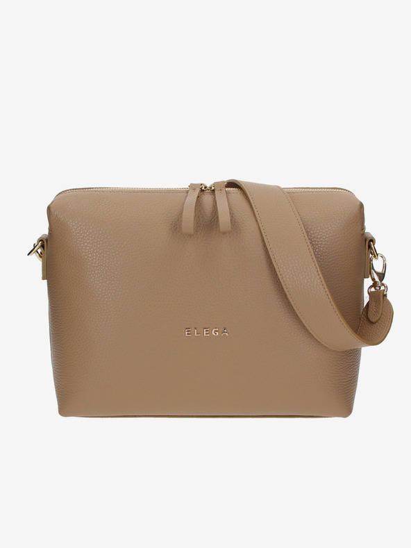 Elega Svetlo rjava ženska usnjena torbica ELEGA Hills