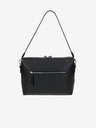 Elega Črna ženska usnjena torba za križ ELEGA Hills