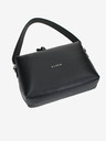 Elega Črna ženska usnjena torba za križ ELEGA Hills
