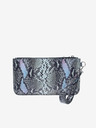 Elega Sivo-modra ženska vzorčasta usnjena torbica ELEGA Snap