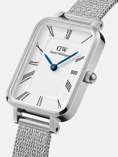 Daniel Wellington Daniel Wellington mrežasta ura Quadro Sterling silver ženska ura