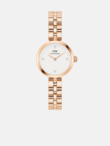 Daniel Wellington Roza in zlato Daniel Wellington Elan Lumine ženska ura