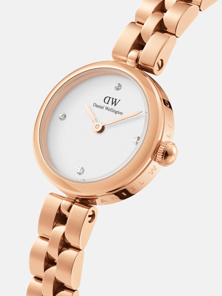 Daniel Wellington Roza in zlato Daniel Wellington Elan Lumine ženska ura