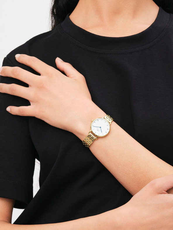 Daniel Wellington Zlata ženska ura Daniel Wellington Petite s petimi členki