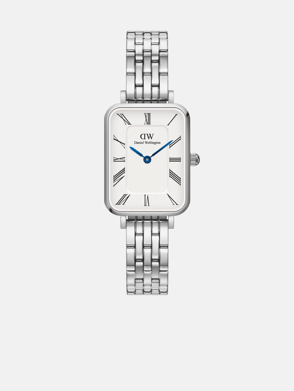 Daniel Wellington Srebrna ženska ura Daniel Wellington Quadro s 5 členki