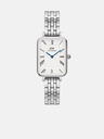 Daniel Wellington Srebrna ženska ura Daniel Wellington Quadro s 5 členki