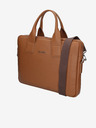Elega Rjava usnjena torba za prenosni računalnik ELEGA Brody