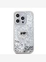 Karl Lagerfeld Karl Lagerfeld Tekoče bleščice Karl Head MagSafe zadnji ovitek za iPhone 15 Pro prozoren