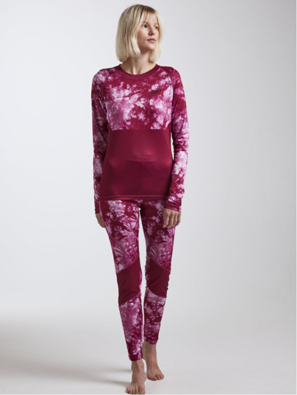Tenson ženska funkcionalna majica z dolgimi rokavi COLOURWEAR Shelter LS Jersey W roza batik