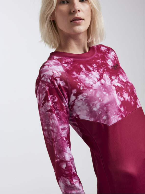 Tenson ženska funkcionalna majica z dolgimi rokavi COLOURWEAR Shelter LS Jersey W roza batik
