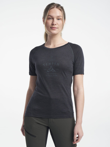 Tenson ženska majica TENSON Himalaya Wool Tee W black