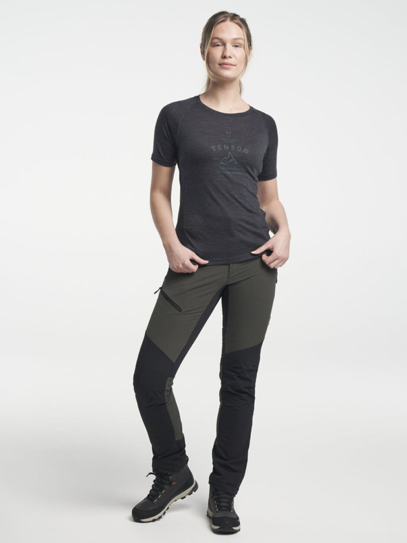 Tenson ženska majica TENSON Himalaya Wool Tee W black