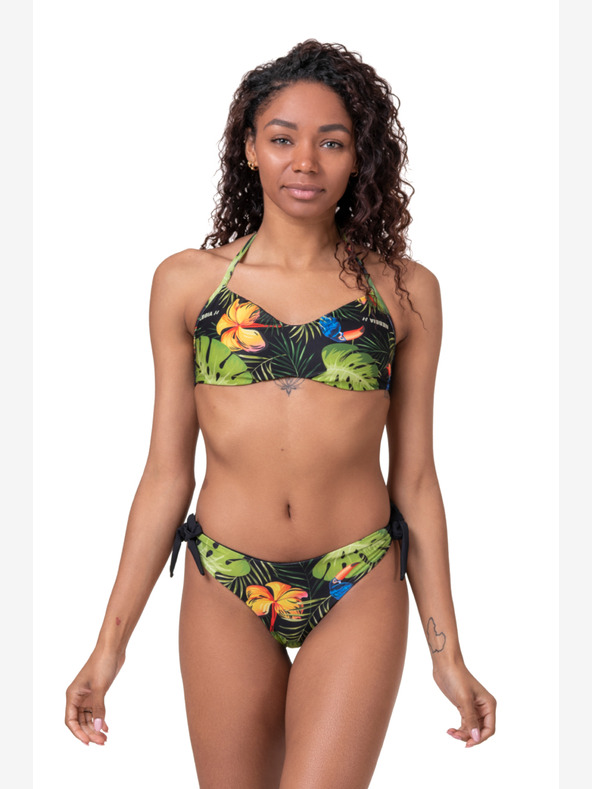 Nebbia Earth Powered bikini - zgornji del 556 S, jungle zelena