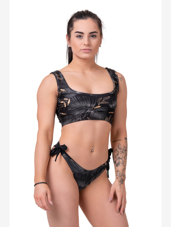 Nebbia Bikini Active Black - modrček 554 S,vulkanska črna