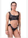 Nebbia Bikini Active Black - modrček 554 S,vulkanska črna