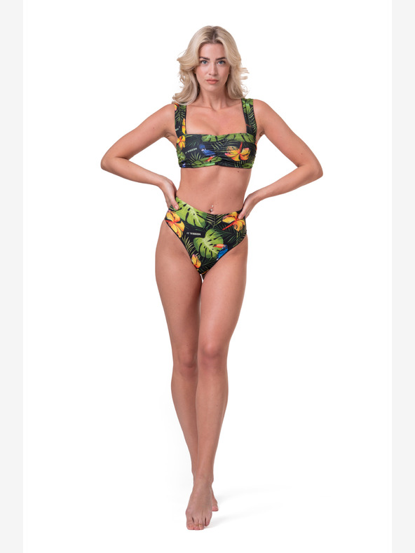 Nebbia Bikini High-energy - zgornji del 553 S,džungelsko zelena
