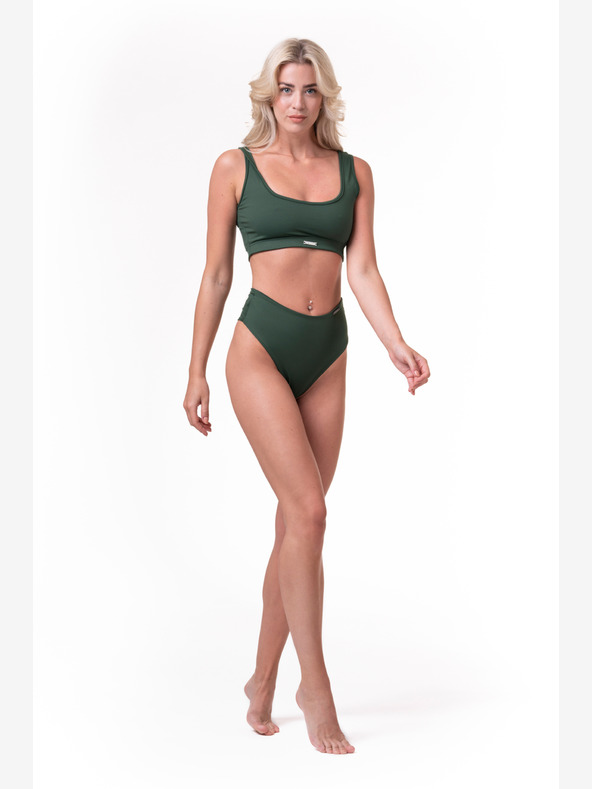 Nebbia Športni bikini Miami - braletka 554 S,temno zelena