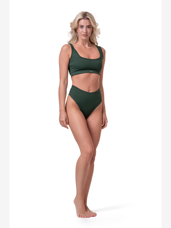 Nebbia Športni bikini Miami - braletka 554 S,temno zelena