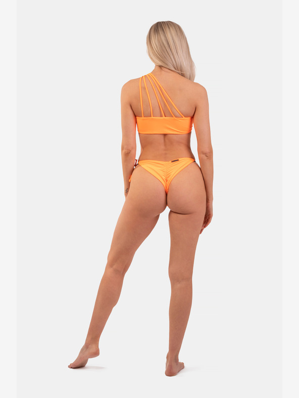 Nebbia Oranžni zgornji del bikinija z enimi rameni 449