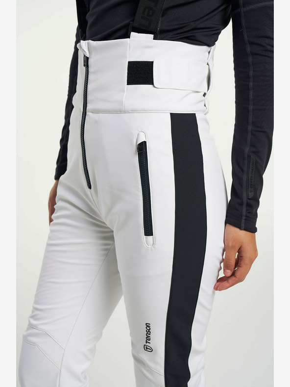 Tenson Ženske hlače TENSON Grace Softshell Bib Pants W white