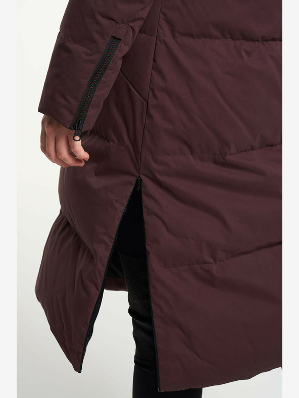 Tenson Ženska zimska jakna za življenjski slog TENSON Shanna Down Coat W bordo