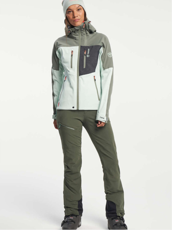 Tenson Ženska jakna TENSON Touring Softshell Jacket W svetlo zelena