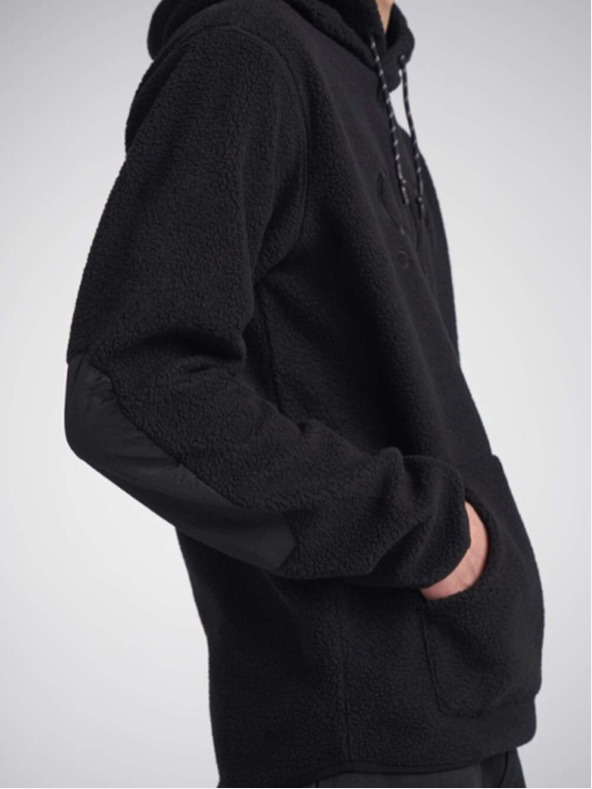 Tenson moška jopa s kapuco iz flisa COLOURWEAR Teddy 2.0 M črna