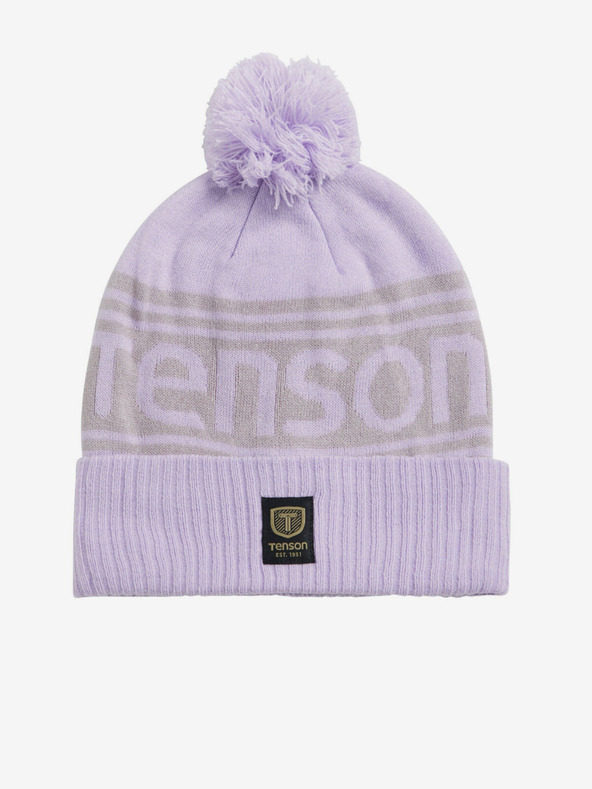 Tenson unisex kapa TENSON Pom-Pom Beanie svetlo vijolična