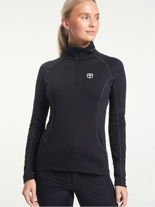 Tenson ženska funkcionalna jopa s kapuco TENSON TXlite Halfzip W črna