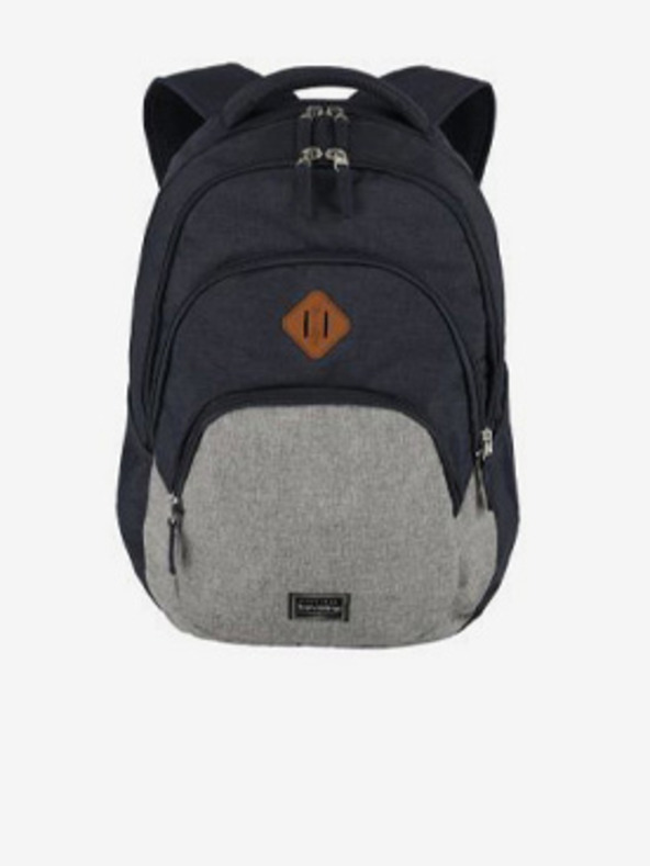 Travelite Dark Blue Travelite Basics nahrbtnik Melange Navy/grey