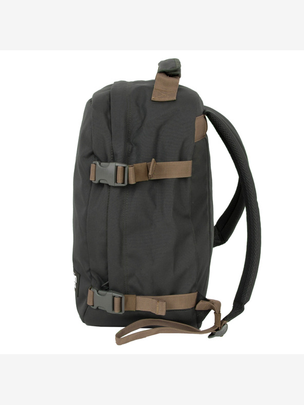 CabinZero Rjavo-črni unisex nahrbtnik CabinZero Classic Sand (28L)