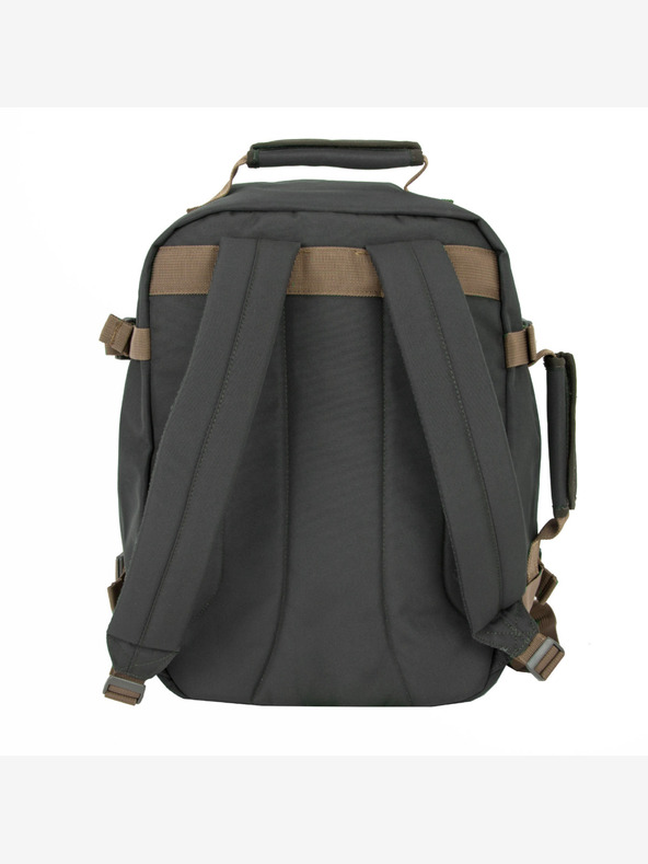 CabinZero Rjavo-črni unisex nahrbtnik CabinZero Classic Sand (28L)