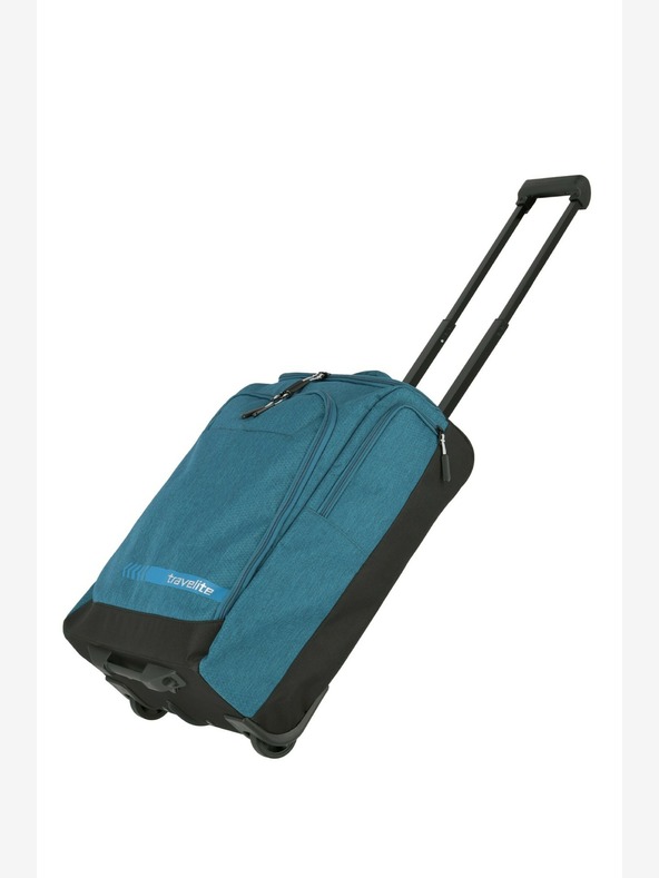 Travelite Kick Off Wheeled Duffle S - petrolejová Torba