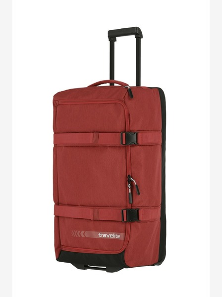 Travelite Travelite Kick Off Wheeled Duffle L - rdeča
