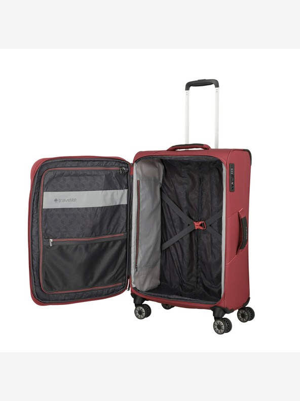 Travelite Travelite Skaii 4w S,M,L - rdeča