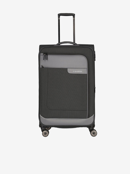 Travelite Temno siv potovalni kovček Travelite Viia 4w L