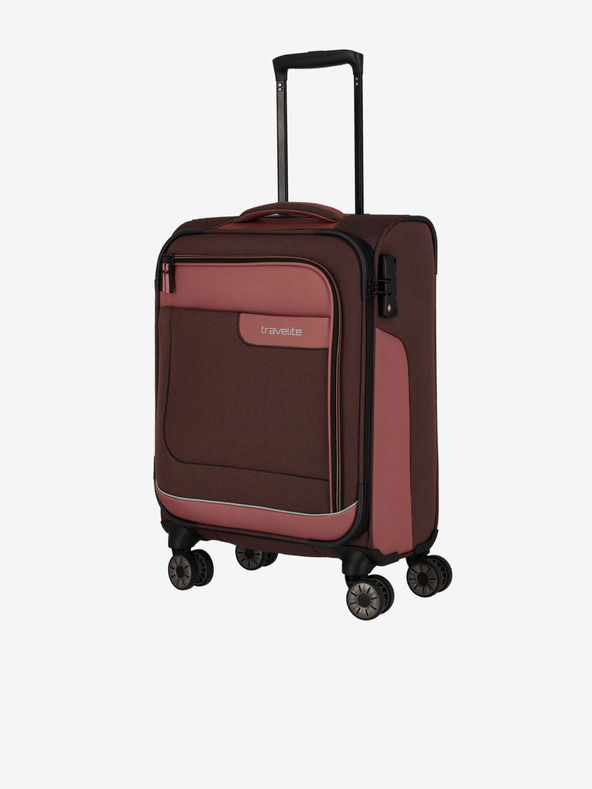 Travelite Roza in rjava potovalna torba Travelite Viia 4w S