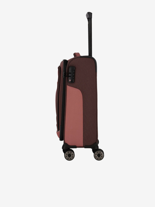 Travelite Roza in rjava potovalna torba Travelite Viia 4w S