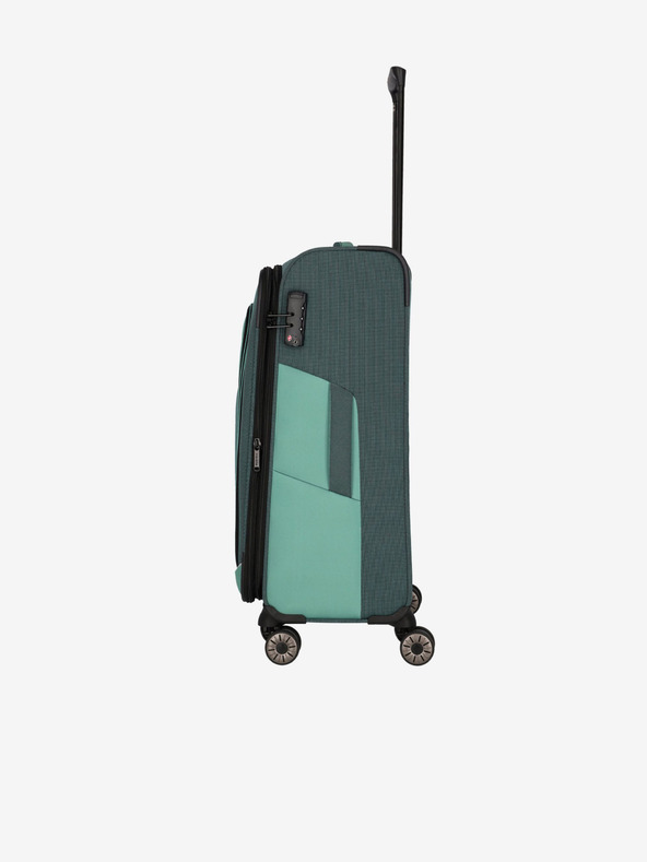 Travelite Zeleni kovček Travelite Viia 4w M