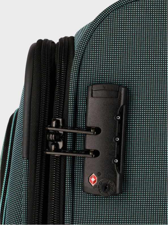 Travelite Zeleni kovček Travelite Viia 4w M