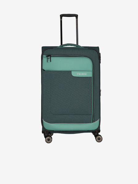 Travelite Zeleni kovček Travelite Viia 4w L