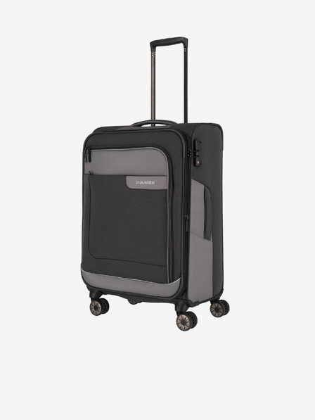Travelite Temno siva Travelite Viia 4w Travel Duffel M Anthracite