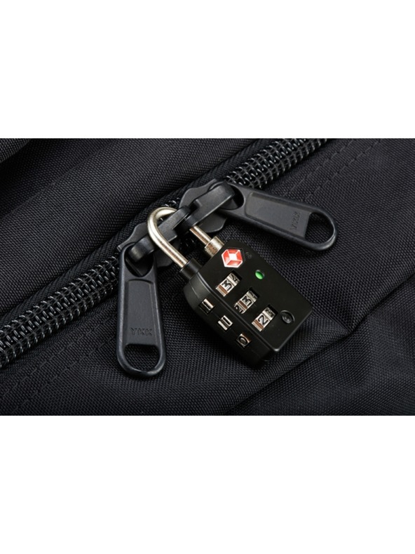 CabinZero Črn unisex nahrbtnik CabinZero Classic Absolute Black (28L)
