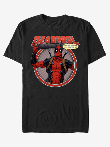 ZOOT.Fan Črna moška majica ZOOT.Fan Marvel Deadpool Chump