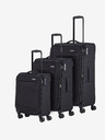 Travelite Komplet treh potovalnih kovčkov Travelite Chios S,M,L Black