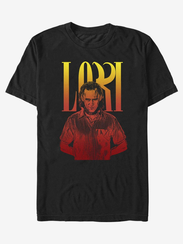 ZOOT.Fan Črna unisex majica ZOOT.Fan Marvel Loki