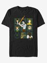 ZOOT.Fan Črna unisex majica ZOOT.Fan Marvel Team