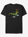 ZOOT.Fan Črna unisex majica ZOOT.Fan Marvel Gator Loki Hero